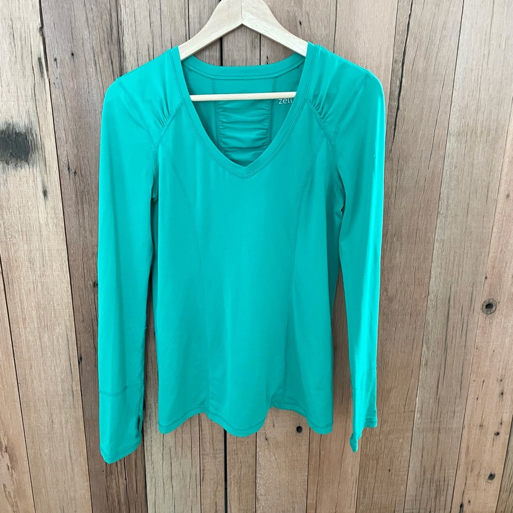 Zella ruched long sleeve top
